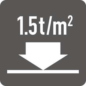 床荷重1.5t/㎡
